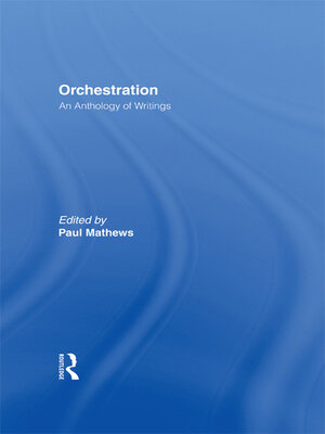 cover image of Orchestration